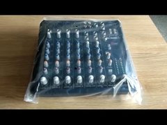 Console de mistura profissional de 8 canais, com Mp3 FM-8X