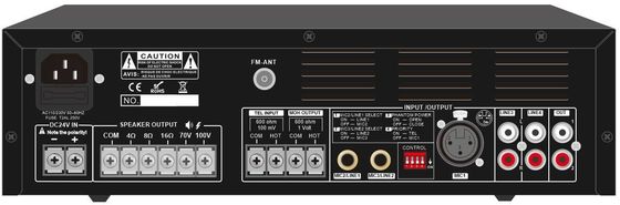 amplificador do sistema do PA de 120W AC230V com MP3 SD BT FM