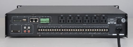 controlador público inteligente do sistema de endereços de 10 zonas do orador do discurso com Mp3