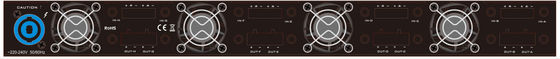 Preto 50Hz durável 60Hz do amplificador de potência da classe D da montagem em rack 1U de FTD