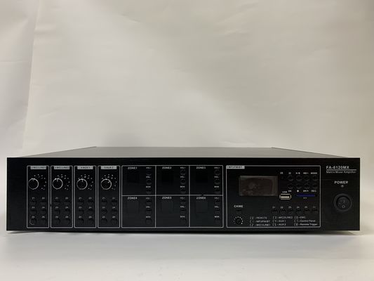 o sistema audio do Pa do canal do amplificador 6 da matriz 6*120W ajustou 70dB a relação do s N