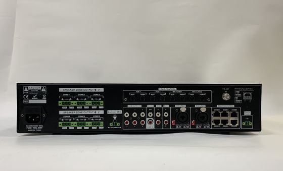 o sistema audio do Pa do canal do amplificador 6 da matriz 6*120W ajustou 70dB a relação do s N
