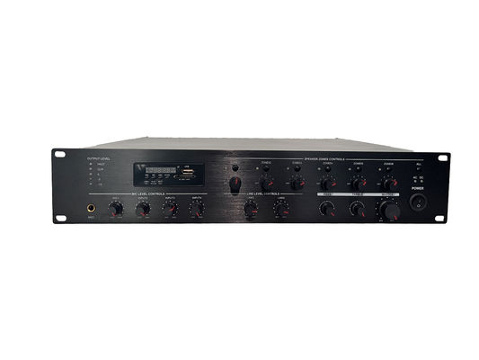 controlador Multizone audio And Amplifier With MP3 da casa da zona 500W 6 e afinador de FM