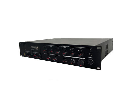 controlador Multizone audio And Amplifier With MP3 da casa da zona 500W 6 e afinador de FM