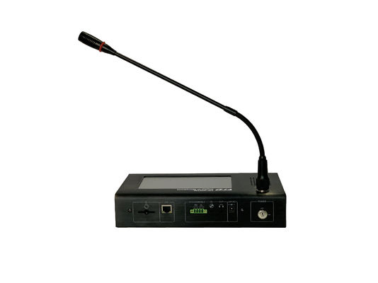 O IP remoto do tela táctil do sistema 7in LCD do PA da rede do IP da C.C. 24V de FTD baseou o microfone