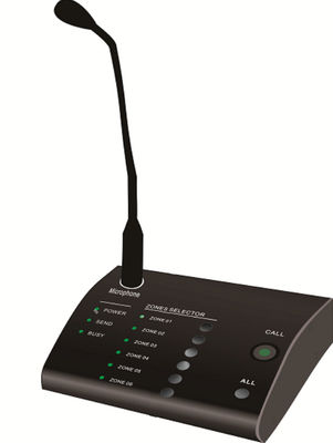 Microfone da zona do telecontrole 6 do amplificador do sistema do PA de RS485 600m até 8 unidades
