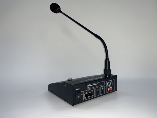 Microfone da zona do telecontrole 6 do amplificador do sistema do PA de RS485 600m até 8 unidades