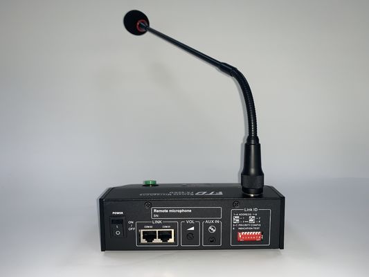 Microfone da zona do telecontrole 6 do amplificador do sistema do PA de RS485 600m até 8 unidades