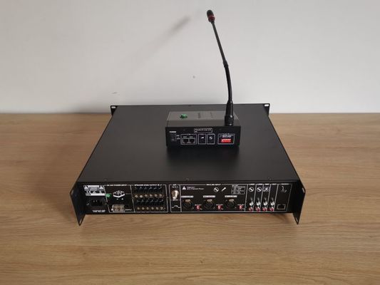 Amplificador de potência máximo da zona 120W do amplificador 6 do sistema do PA do telecontrole do apoio 8