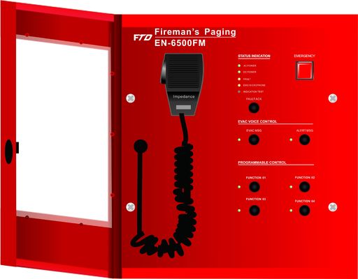 Microfone remoto do bombeiro do alarme padrão da voz