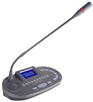 O LCD indica o intérprete sem fio Unit 75dB FTS-802 do canal dos sistemas de conferência 12