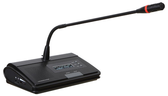 Controlador mestre sem fio de sistema de conferência da frequência ultraelevada (com gravação)