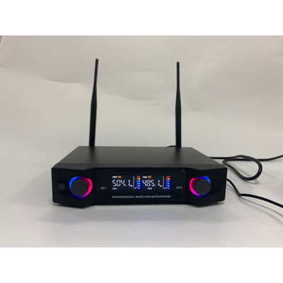 Sistema sem fio profissional do microfone da frequência ultraelevada do controle de volume do orador do PA com orador de Bluetooth