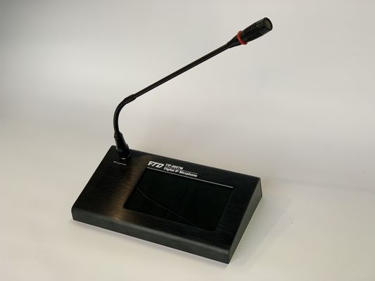 microfone de paginação remoto do tela táctil do sistema do PA da rede do IP 70dB