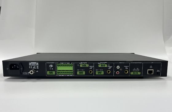 Adaptador audio da rede do IP do amplificador do sistema do Pa do IP de 8 zonas