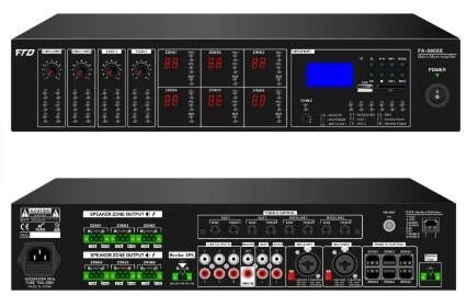 19&quot; chegado novo amplificador do misturador da matriz do tamanho da cremalheira com USB/SD/FM/BT