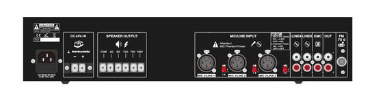 20 libras de amplificador de potência do PA com relação de relação sinal-ruído &gt;100dB e THD &lt;0.1%
