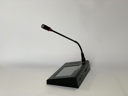 Microfone remoto do tela táctil do sistema de áudio conectado do IP