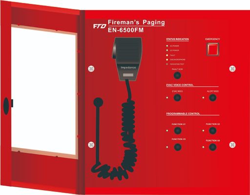 Microfone remoto do bombeiro do alarme padrão da voz