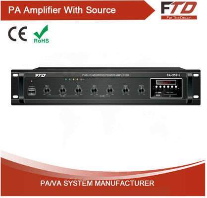 Os amplificadores e os oradores do amplificador de potência 350w do PA põem o amplificador de potência 20000w profissional do misturador