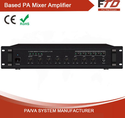 amplificador audio do sistema do PA do amplificador da zona 3500w da economia 6 do amplificador do misturador do poder
