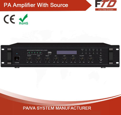 amplificador de mixer de potência e placa de amplificador classe d em alto-falantes à prova d'água amplificados