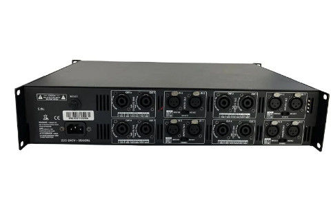 8 amplificador de potência profissional do amplificador de potência do canal 8*300W 8ohms