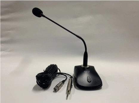 Microfone Tabletop prendido Gooseneck do condensador do microfone com DC9V
